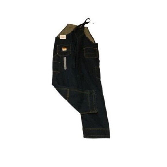 NWT Carhartt RN14806 Dark Blue Double Knee Insulated Bib Overalls Men Size 50X32 - Picture 12 of 13
